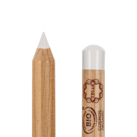 Crayon yeux bio et vegan Blanc photo officielle de la marque Boho Green Make-Up