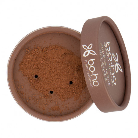 Poudre libre translucide bio Cacao photo officielle de la marque Boho Green Make-Up